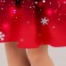 Girls' 3D Snowflake Dress Long Sleeve 3D Print Fall Winter Sports & Outdoor Daily Holiday Cute Casual Beautiful Kids 3-12 Years Casual Dress A Line Dress Above Knee Polyester Regular Fit