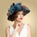 Flax / Silk / Organza Kentucky Derby Hat / Hats / Headwear with Floral 1pc Special Occasion / Casual / Tea Party Headpiece