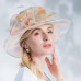 Flax / Silk / Organza Kentucky Derby Hat / Hats / Headwear with Floral 1pc Special Occasion / Casual / Tea Party Headpiece