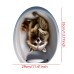 3D Cat Puppy Animal Bathroom Toilet Sticker, Home Decoration Wall Sticker, Self-adhesive Waterproof and Oil Proof Sticker