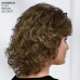 Long Color Me Beautiful WhisperLite Wig Long Soft Wispy Layers with Sides Brushed Forward Or Back For A Natural Look / Multi-tonal Shades of Blonde Silver Brown and Red