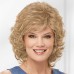 Long Color Me Beautiful WhisperLite Wig Long Soft Wispy Layers with Sides Brushed Forward Or Back For A Natural Look / Multi-tonal Shades of Blonde Silver Brown and Red