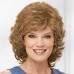 Long Color Me Beautiful WhisperLite Wig Long Soft Wispy Layers with Sides Brushed Forward Or Back For A Natural Look / Multi-tonal Shades of Blonde Silver Brown and Red