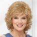 Long Color Me Beautiful WhisperLite Wig Long Soft Wispy Layers with Sides Brushed Forward Or Back For A Natural Look / Multi-tonal Shades of Blonde Silver Brown and Red