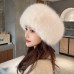 Hats Headwear Acrylic / Cotton Bowler / Cloche Hat Fedora Hat Casual Holiday Luxury Elegant With Pure Color Splicing Headpiece Headwear