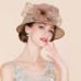 Vintage Style Elegant & Luxurious Organza Hats with Bowknot / Feathers / Fur / Flower 1PC Kentucky Derby / Horse Race / Ladies Day Headpiece