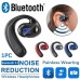 Painless Wear Business Bluetooth 5.2 Earphone Open Ear Single Ear Earhook Wireless Headphone Noise Cancelling Stereo Headset Handsfree Sports Earbuds with Power LED Digital Display