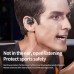 Painless Wear Business Bluetooth 5.2 Earphone Open Ear Single Ear Earhook Wireless Headphone Noise Cancelling Stereo Headset Handsfree Sports Earbuds with Power LED Digital Display