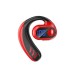 Painless Wear Business Bluetooth 5.2 Earphone Open Ear Single Ear Earhook Wireless Headphone Noise Cancelling Stereo Headset Handsfree Sports Earbuds with Power LED Digital Display