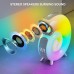 Conch Smart Night Lamp Alarm Clock RGB Colorful Music Light Creative Bluetooth Audio APP Control Wake Up Sleep USB Beside Lamp