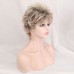 Pixie Cut Wig Brown Wigs for Women Synthetic Wig Short Women's Dark Roots Blonde Wigs Blonde Medium Wigs 6 Inch