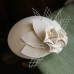 Fascinators Wool Bucket Hat Horse Race Ladies Day Melbourne Cup Flower Elegant With Floral Tulle Headpiece Headwear