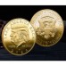 2pcs 45th President Of United States Donald J. Trump 2024 Collectible Gold Plated Souvenir Coin Basso-relievo Commemorative Coin