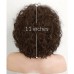 Brunette Spiral Curly Synthetic Wig Halloween Wig