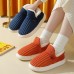 Waterproof Furry Slippers Indoor Men Women Cotton Shoes Unisex Soft Warm Plush Ankle Snow Boots Winter Home Slippers