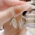 Women‘ Drop Earring Fine Jewelry Claic Leaf tylih imple Earring Jewelry Gold For Fall Wedding Party 1 Pair