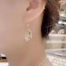 Women‘ Drop Earring Fine Jewelry Claic Leaf tylih imple Earring Jewelry Gold For Fall Wedding Party 1 Pair