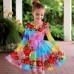 Girls' 3D Graphic Floral Butterfly Dress Long Sleeve 3D Print Summer Fall Sports & Outdoor Daily Holiday Cute Casual Beautiful Kids 3-12 Years Casual Dress A Line Dress Above Knee Polyester Regular