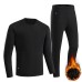 22 Areas Winter Women's Men's Thermal Fleece Heated Jacket Vest Heated Underwear USB Electric Heating Clothing Ski Pants Suit