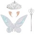 Butterfly fairy wings Children Angel Fairy Magic stick Holiday party decoration set Halloween show props