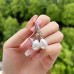 Women's Pearl Drop Earrings Fine Jewelry Classic Precious Stylish Simple Earrings Jewelry White For Wedding Party 1 Pair