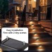 4pcs Solar Step Lights Outdoor LED Deck Stair Lights Waterproof LED for Garden Fence Step Railing Stairs Yard Patio Pathway Holiday Light