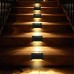 4pcs Solar Step Lights Outdoor LED Deck Stair Lights Waterproof LED for Garden Fence Step Railing Stairs Yard Patio Pathway Holiday Light