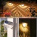 Solar Fence Lights Outdoor Waterproof Garden Lights Solar Wall Lights for Fence Yard Villa Garden Garage Deck Stairs Landscape Decoration