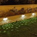 Solar Fence Lights Outdoor Waterproof Garden Lights Solar Wall Lights for Fence Yard Villa Garden Garage Deck Stairs Landscape Decoration