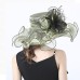 Tulle Hat Fashion Vintage Style Elegant Luxurious Organza Hats Headwear with Bowknot Flower Trim 1 PC Wedding Horse Race Melbourne Cup Ladies Day Headpiece