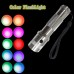 LED Flashlight Emergency Handheld Flashlight 10 Colors for Outdoor Camping