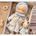 Cotton Body Waldorf Doll Doll Artist Handmade Mini Dress Up Doll Diy（Accessory bear not included）