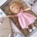 Cotton Body Waldorf Doll Doll Artist Handmade Mini Dress Up Doll Diy（Accessory bear not included）