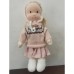 Cotton Body Waldorf Doll Doll Artist Handmade Mini Dress Up Doll Diy（Accessory bear not included）