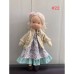 Cotton Body Waldorf Doll Doll Artist Handmade Mini Dress Up Doll Diy（Accessory bear not included）