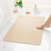 Shower Mat for Inside Shower, Loofah Bath Mat Non Slip Anti Mould Antibacterial Soft PVC Bathtub Mat for Bathroom Wet Shower Areas