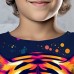 Boys 3D Graphic Animal Tiger T shirt Tee Long Sleeve 3D Print Summer Spring Fall Sports Fashion Streetwear Polyester Kids 3-12 Years Outdoor Casual Daily Regular Fit