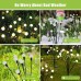 Firefly Garden Lights Solar Outdoor Solar Firefly Lights Outdoor Waterproof Swaying Solar Garden Lights Solar Powered Firefly Lights Swaying Solar Lights Outdoor Waterproof RGB Color warm white 10 LED