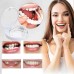 Simulation Braces Silicone Simulation Braces Teeth Smile,Bite-Tooth veneers-Upper and Lower Teeth are Used for whitening Teaching to Cover Imperfect Teeth and Make You Smile Instantly and Confidently