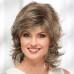 Phoebe WhisperLite Wig Flirty Mid-Length Wig with Face-Framing Fringe and Soft Waves / Multi-Tonal Shades of Blonde Silver Brown and Red