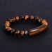 Healing Crystals，Natural Tiger Stone Powder Crystal Bracelet for Energy and HealingHealing Stone