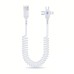 3-in-1 66W Super Fast Charging Cable For Apple Android Type C Cable Car Data Cable Fast Charge Cord For Huawei OPPO Xiaomi Vivo Plus Mobile Phone