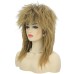 80s Tina Rock Diva Costume Wig for Women Big Hair Blonde 70s 80s Rocker Mullet Wigs Glam Punk Rock Rockstar Cosplay Wig for Halloween Party