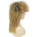 80s Tina Rock Diva Costume Wig for Women Big Hair Blonde 70s 80s Rocker Mullet Wigs Glam Punk Rock Rockstar Cosplay Wig for Halloween Party