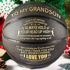 A Special Basketball To Show Your Grandson How Much You Love Them - Perfect Gift International Standard Size for super bowl