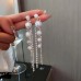 Women's Pearl Drop Earrings Fine Jewelry Tassel Fringe Precious Cute Stylish Earrings Jewelry White For Wedding Party 1 Pair