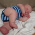 22inch Sleeping Joseph Already Painted Full Body Silicone Vinyl Reborn Baby Doll Lifelike Soft Touch Bath Toy 3D Skin