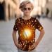 Boys 3D Graphic T shirt Tee Short Sleeve 3D Print Spring & Summer Active Polyester Kids 4-12 Years Outdoor Daily Regular Fit