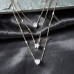 Necklace Zircon Chrome Women's Fashion Sweet Classic Cool Wedding Geometric Necklace For Wedding Party