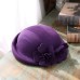 Vintage Style Elegant Wool Hats / Headwear / Headpiece with Floral 1 Piece Wedding / Party / Evening / Tea Party Headpiece